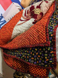 52x72 Chicken Quilt Rooster Hen Blanket Throw Handmade Blocks