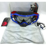 Dragon Alliance Vendetta Ride The Hills MX Goggles Blue Lightning Frame Ionized AFT Anti-Fog UV Motocross Snowmobile