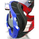Dragon Alliance Vendetta Ride The Hills MX Goggles Blue Lightning Frame Ionized AFT Anti-Fog UV Motocross Snowmobile