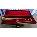 1964 Martin Imperial Elkhart Indiana USA Tenor Trombone Wurlitzer Case #1 Mouthpiece VTG