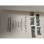 Jack Dennis 1974 Western Trout Fly Tying Manual Snake River Books