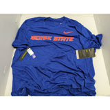NEW S BSU Nike Men's Boise State Broncos Blue Dri-FIT Legend Word T-Shirt, Small
