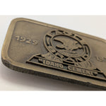 RARE Eagle Brand "Idaho Cement" Brass Belt Buckle 1929-1979 Inkom Hit Line USA Portland