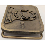 RARE Eagle Brand "Idaho Cement" Brass Belt Buckle 1929-1979 Inkom Hit Line USA Portland