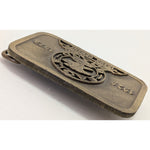 RARE Eagle Brand "Idaho Cement" Brass Belt Buckle 1929-1979 Inkom Hit Line USA Portland