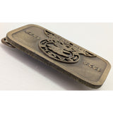 RARE Eagle Brand "Idaho Cement" Brass Belt Buckle 1929-1979 Inkom Hit Line USA Portland