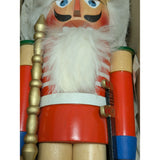 16" Charlemagne Soldier Steinbach Nutcracker Karl De Grosse Der Große Charles Great S714 44 Wooden Handcrafted Western Germany