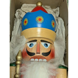 16" Charlemagne Soldier Steinbach Nutcracker Karl De Grosse Der Große Charles Great S714 44 Wooden Handcrafted Western Germany