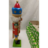 16" Charlemagne Soldier Steinbach Nutcracker Karl De Grosse Der Große Charles Great S714 44 Wooden Handcrafted Western Germany