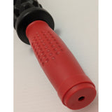 18" Golds Gym Muscle Back Roller Stick Massage Handheld Bar Tool Plastic Red Black