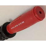 18" Golds Gym Muscle Back Roller Stick Massage Handheld Bar Tool Plastic Red Black