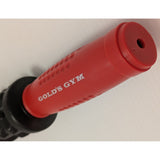 18" Golds Gym Muscle Back Roller Stick Massage Handheld Bar Tool Plastic Red Black