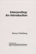 Interpreting: An Introduction (Registry of Interpreters for thhe Deaf) [Paperbac