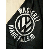 NOS 2012 S Small VESI Volkswagen Idaho Club Invasion Wackerli Idaho Falls VW Car Dealer T-Shirt Black Cotton Alston