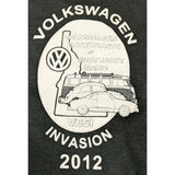 NOS 2012 S Small VESI Volkswagen Idaho Club Invasion Wackerli Idaho Falls VW Car Dealer T-Shirt Black Cotton Alston