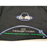 NOS 2012 S Small VESI Volkswagen Idaho Club Invasion Wackerli Idaho Falls VW Car Dealer T-Shirt Black Cotton Alston