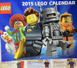 LEGO 2015 Wall Calendar Official Promotional with Stickers and Exclusive Expired Coupons Retired