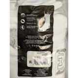 Athletic Works Mens Crew Socks 12-Pack White Moisture Wicking Cushion Sole Lycra Fit Shoe Size 6-12