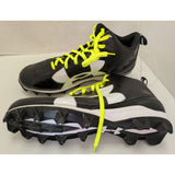 14 Men's Under Armour Black/White Crusher RM Football Cleats 1286600-001 Molded Studs Synthetic Upper