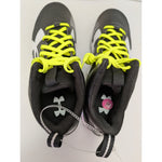 14 Men's Under Armour Black/White Crusher RM Football Cleats 1286600-001 Molded Studs Synthetic Upper