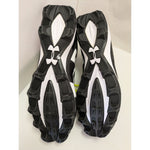 14 Men's Under Armour Black/White Crusher RM Football Cleats 1286600-001 Molded Studs Synthetic Upper