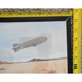 25x18 VW Classic Framed Art EMPI Show Sunday Irvine Amphitheater Volkswagen 2002 Scene Cars