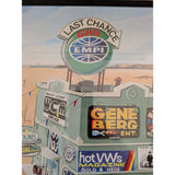 25x18 VW Classic Framed Art EMPI Show Sunday Irvine Amphitheater Volkswagen 2002 Scene Cars