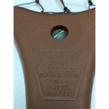 Vintage Handy Pak Fishing Net Plastic Handle Folding Retractable No Case Old