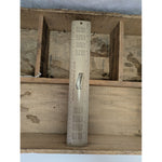 Vintage Lava Soap Wooden Crate With Dividers