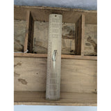 Vintage Lava Soap Wooden Crate With Dividers
