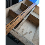 Vintage Lava Soap Wooden Crate With Dividers