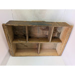 Vintage Lava Soap Wooden Crate With Dividers
