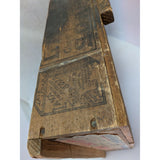 Vintage Lava Soap Wooden Crate With Dividers