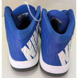 15 Men's Nike Blue White Black Zoom Code Elite 3/4 Shark Football Cleats 603370-004 Shoes