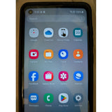 AS-IS 32GB Samsung Galaxy A21 Android Smartphone Black TracFone Front Facing Camera NOT WORKING SM-S215DL