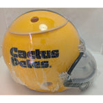 Cactus Petes Football Chip Dip Helmet Bowl Casino Yellow Logo Novelty Serving Container Party New
