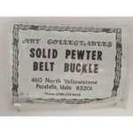 Tiede Farms American Falls Idaho Belt Buckle Potato 1890 1990 Centennial Tater Tater Tribute Food Producers Pewter GARY FRED