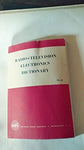 Radio, Television, Electronics Dictionary [Paperback] National Radio Institute