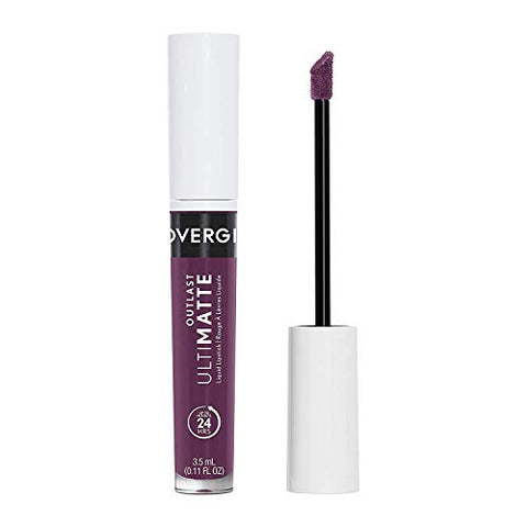COVERGIRL Outlast Ultimatte One Step Liquid Lip Color, Vino You Didn't, Vino You Didn't, 0.12 Fl Ounce