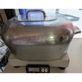 13 QT Wagner Ware 18" 4267-P Oval Roaster Lid Trivet Aluminum Vintage Pot Pan Cookware