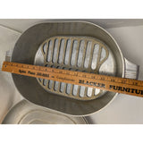 13 QT Wagner Ware 18" 4267-P Oval Roaster Lid Trivet Aluminum Vintage Pot Pan Cookware