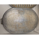 13 QT Wagner Ware 18" 4267-P Oval Roaster Lid Trivet Aluminum Vintage Pot Pan Cookware