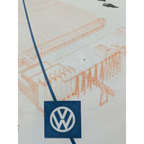 23"x29" One Million Volkswagens Modern Miracle Print  VW Beetle Bug Poster Framed Art