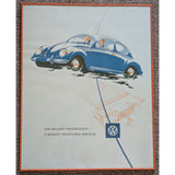 23"x29" One Million Volkswagens Modern Miracle Print  VW Beetle Bug Poster Framed Art