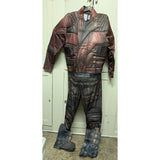 Adult 44-46 XL Marvel Avengers Infinity War Star-Lord Halloween Costume X-Large Mask Jumpsuit w Boot Tops