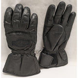 Large Women's Harley-Davidson Genuine Leather Gloves Black Size L CA 03402
