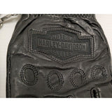 Large Women's Harley-Davidson Genuine Leather Gloves Black Size L CA 03402