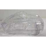 6.5" Clear Porsche 959 Plastic Mold Candy Container Transparent Storage Box 1980s Coupe