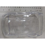 6.5" Clear Porsche 959 Plastic Mold Candy Container Transparent Storage Box 1980s Coupe