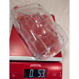 6.5" Clear Porsche 959 Plastic Mold Candy Container Transparent Storage Box 1980s Coupe